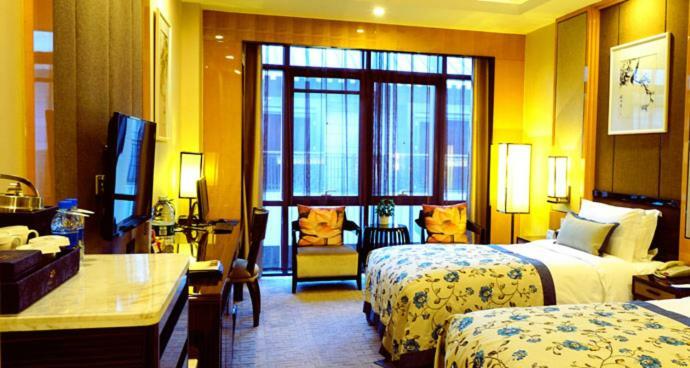 Beijing Yun-zen Jinling Lotus Hotel Exterior foto